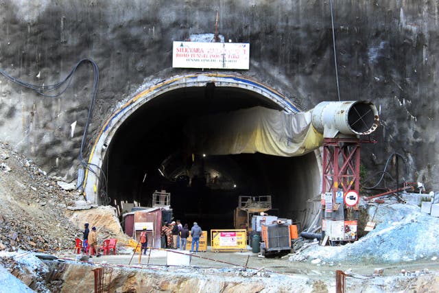 <p>India Tunnel Collapse</p>