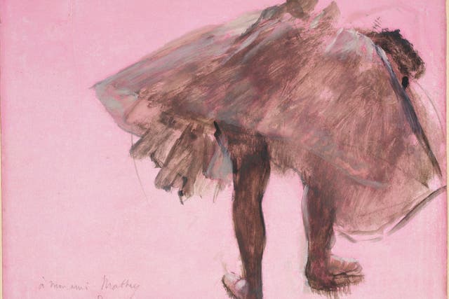 <p>Edgar Degas, 'Dancer Seen from Behind’, c. 1873</p>
