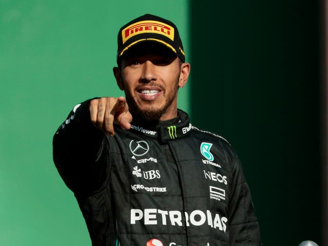 <p>Lewis Hamilton took second place in Mexico </p>